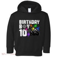 10th Birthday Paintball Outdoor Sport 10 Year Old Funny Toddler Hoodie thumb 0