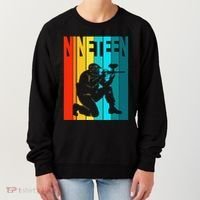19th Birthday Paintball Theme 19 Year Old Boy Birthday Women's Sweatshirt thumb 0