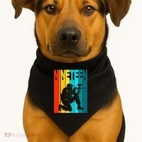 19th Birthday Paintball Theme 19 Year Old Boy Birthday USA-Made Doggie Bandana thumb 1