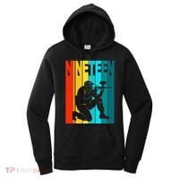 19th Birthday Paintball Theme 19 Year Old Boy Birthday Women's Hoodie thumb 0