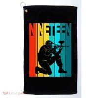 19th Birthday Paintball Theme 19 Year Old Boy Birthday Golf Towel thumb 0
