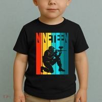 19th Birthday Paintball Theme 19 Year Old Boy Birthday Toddler T-Shirt thumb 2