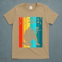 19th Birthday Paintball Theme 19 Year Old Boy Birthday T-Shirt thumb 5