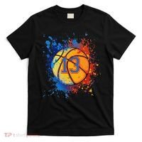 13th Birthday Party Thirteen 13 Year Old Basketball Bday T-Shirt thumb 0