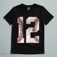 12th Birthday party Twelve 12 Year Old Baseball Bday T-Shirt thumb 5