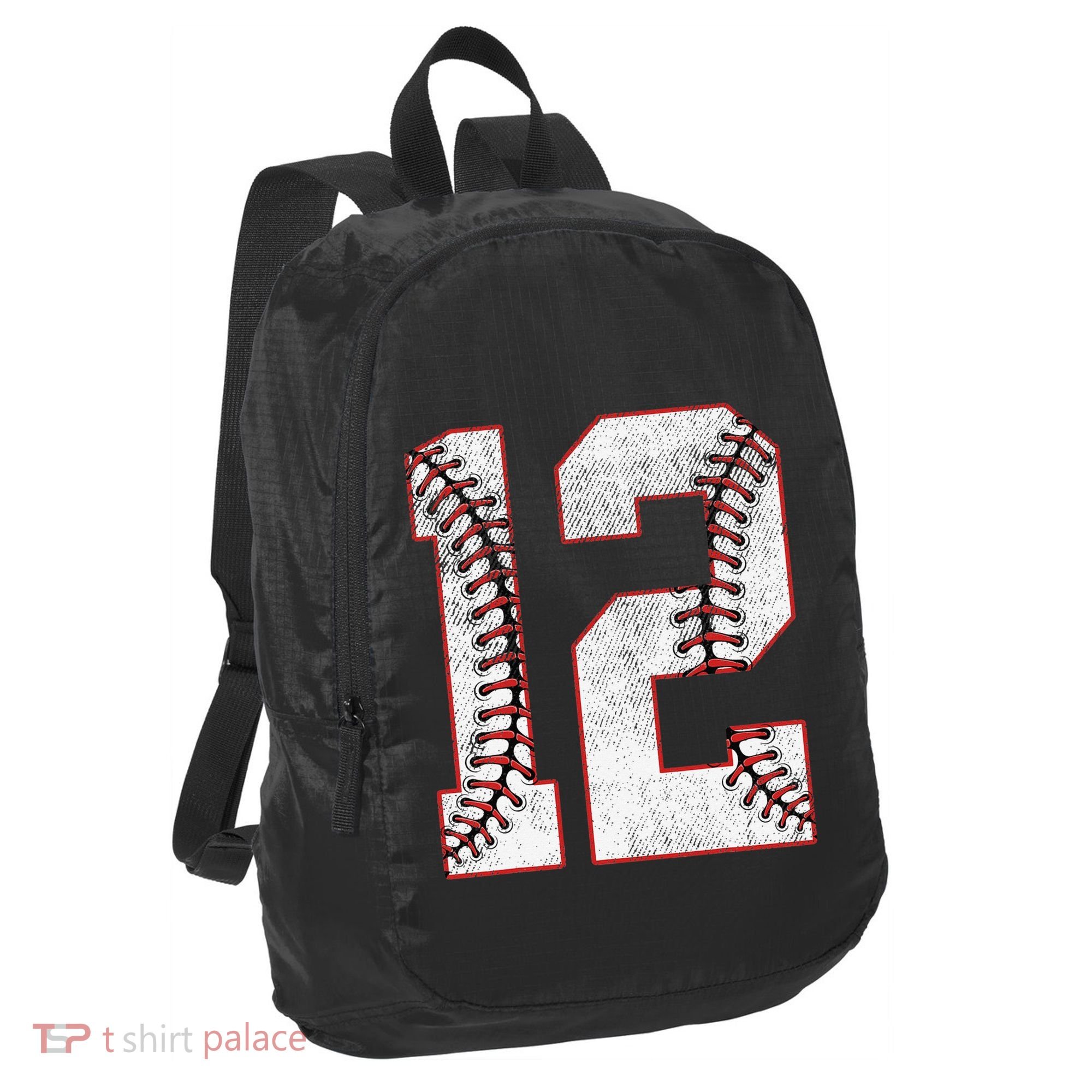 12th Birthday party Twelve 12 Year Old Baseball Bday Port Authority Crush Ripstop Backpack