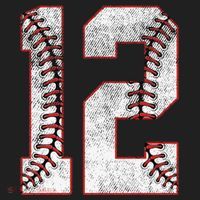 12th Birthday party Twelve 12 Year Old Baseball Bday Tumbler thumb 3