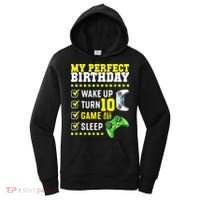 10th Birthday Party Perfect For Gamer 10 Years Old Boy Women's Hoodie thumb 0