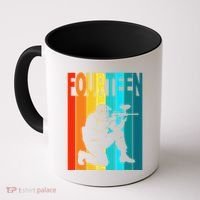 14th Birthday Paintball Theme 14 Year Old Boy Birthday Coffee Mug thumb 0