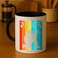 14th Birthday Paintball Theme 14 Year Old Boy Birthday Coffee Mug thumb 4