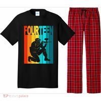14th Birthday Paintball Theme 14 Year Old Boy Birthday Pajama Set thumb 0