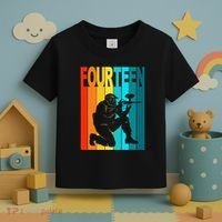 14th Birthday Paintball Theme 14 Year Old Boy Birthday Toddler T-Shirt thumb 3