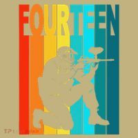 14th Birthday Paintball Theme 14 Year Old Boy Birthday Sweatshirt thumb 2