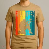14th Birthday Paintball Theme 14 Year Old Boy Birthday T-Shirt thumb 3