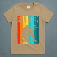 14th Birthday Paintball Theme 14 Year Old Boy Birthday T-Shirt thumb 5