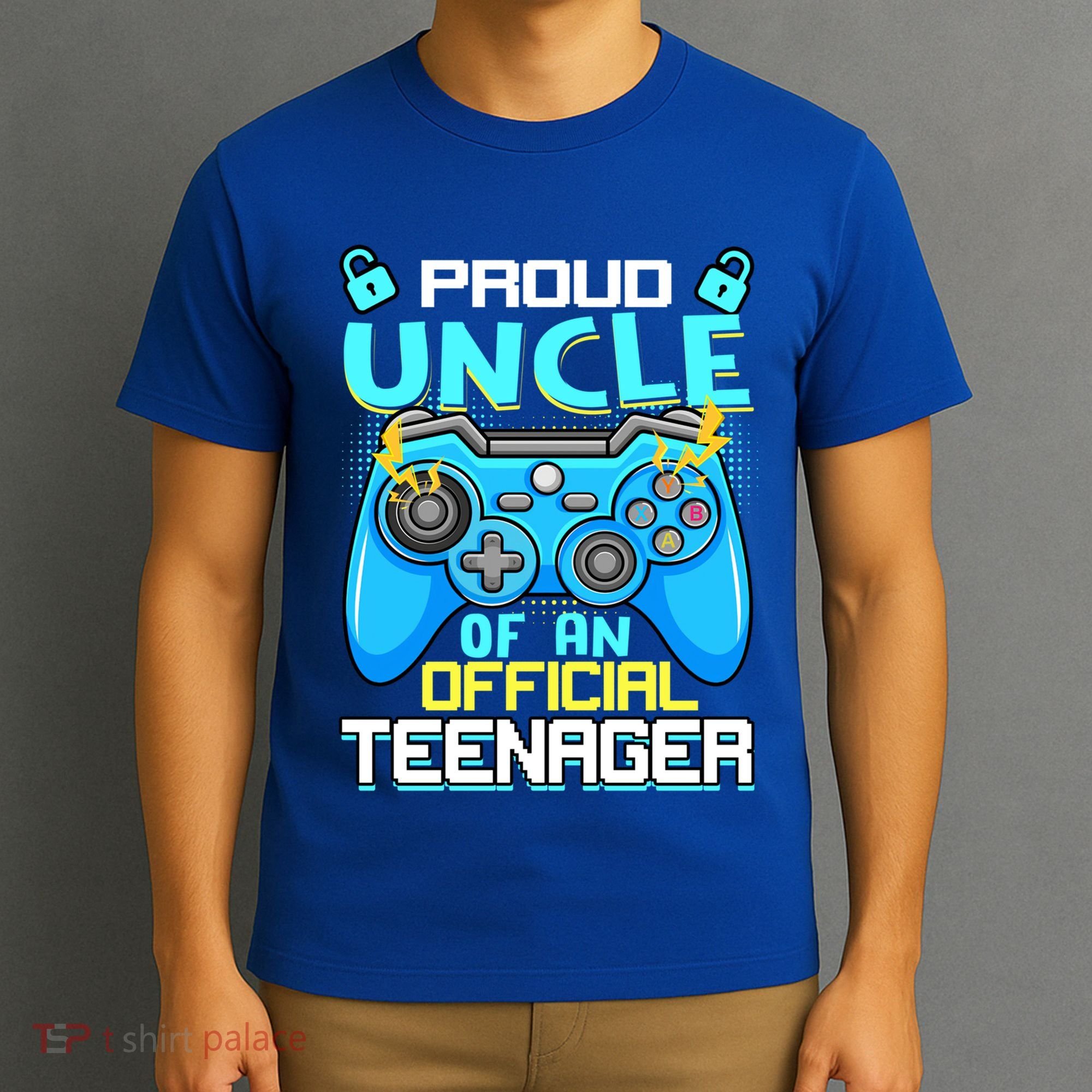 13th Birthday Proud Uncle Teenager Video Game Meaningful Gift T-Shirt
