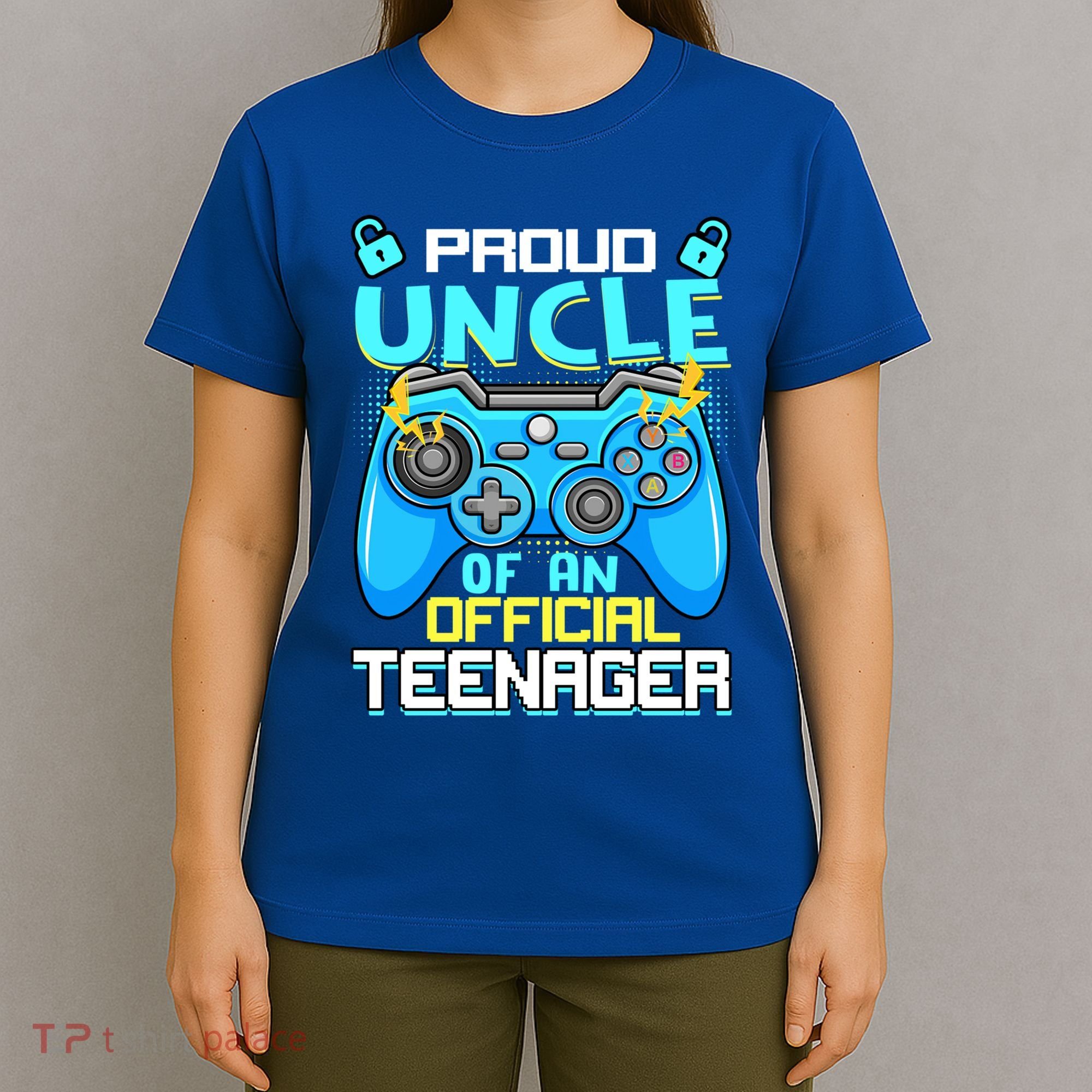 13th Birthday Proud Uncle Teenager Video Game Meaningful Gift T-Shirt