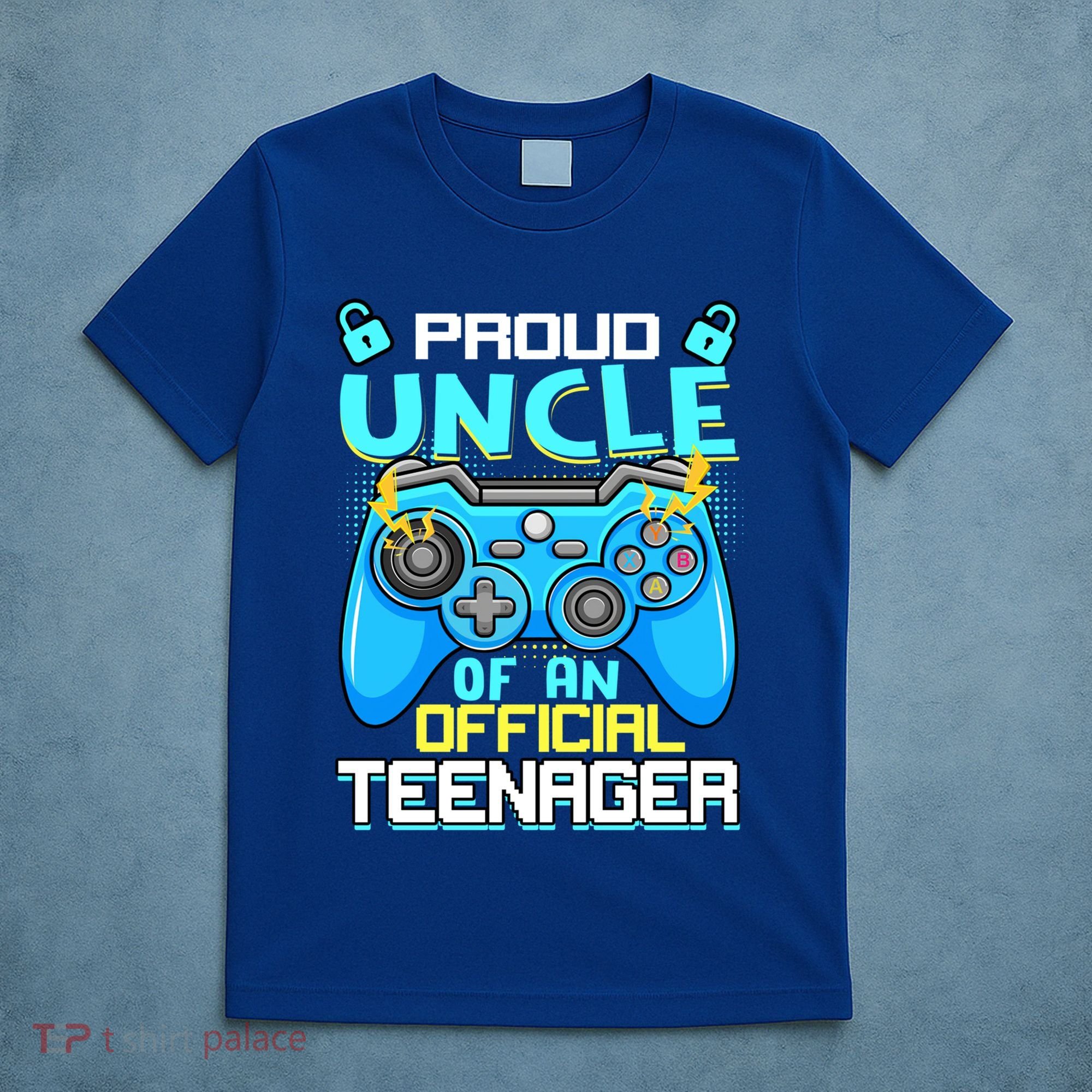 13th Birthday Proud Uncle Teenager Video Game Meaningful Gift T-Shirt