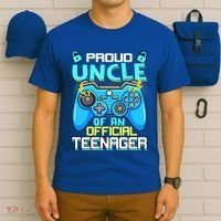 13th Birthday Proud Uncle Teenager Video Game Meaningful Gift T-Shirt thumb 6