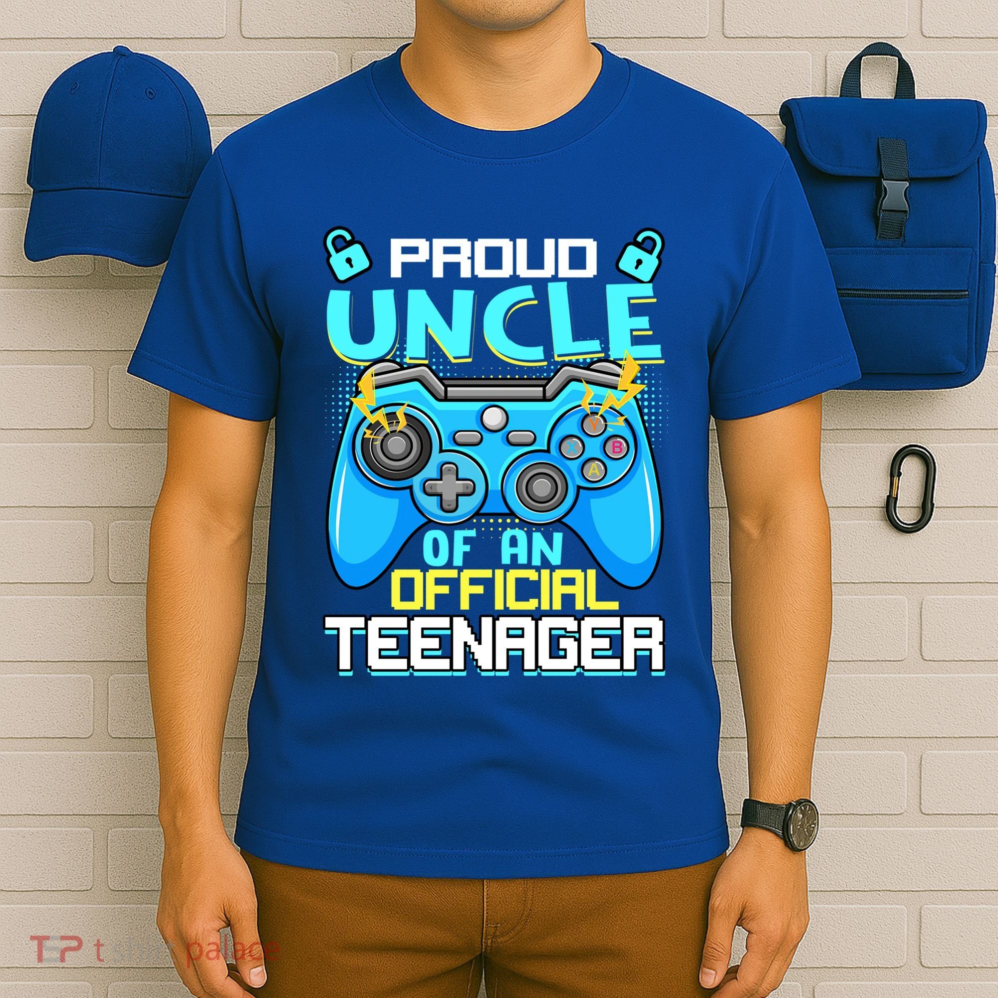 13th Birthday Proud Uncle Teenager Video Game Meaningful Gift T-Shirt