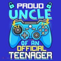 13th Birthday Proud Uncle Teenager Video Game Meaningful Gift T-Shirt thumb 7