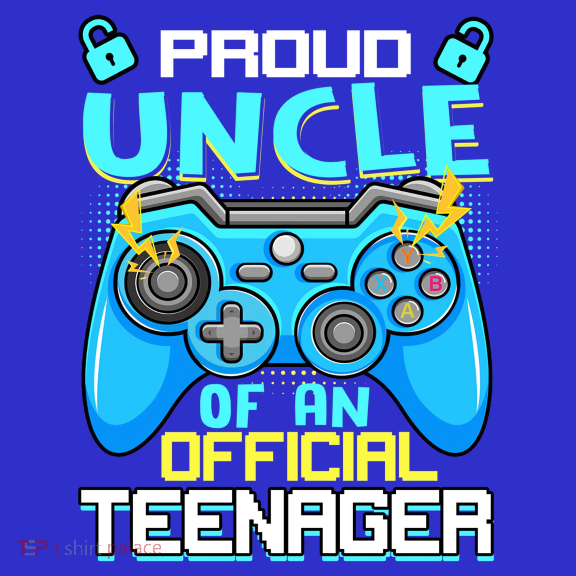 13th Birthday Proud Uncle Teenager Video Game Meaningful Gift T-Shirt