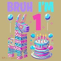 1st Birthday Party Llama Pinata Girl Bruh Im 1 Mousepad thumb 1