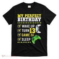 13th Birthday Party Perfect For Gamer 13 Years Old T-Shirt thumb 0