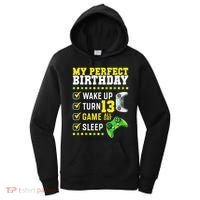 13th Birthday Party Perfect For Gamer 13 Years Old Women's Hoodie thumb 0
