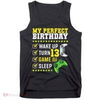 13th Birthday Party Perfect For Gamer 13 Years Old Tank Top thumb 0