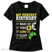 13th Birthday Party Perfect For Gamer 13 Years Old Women's T-Shirt thumb 0