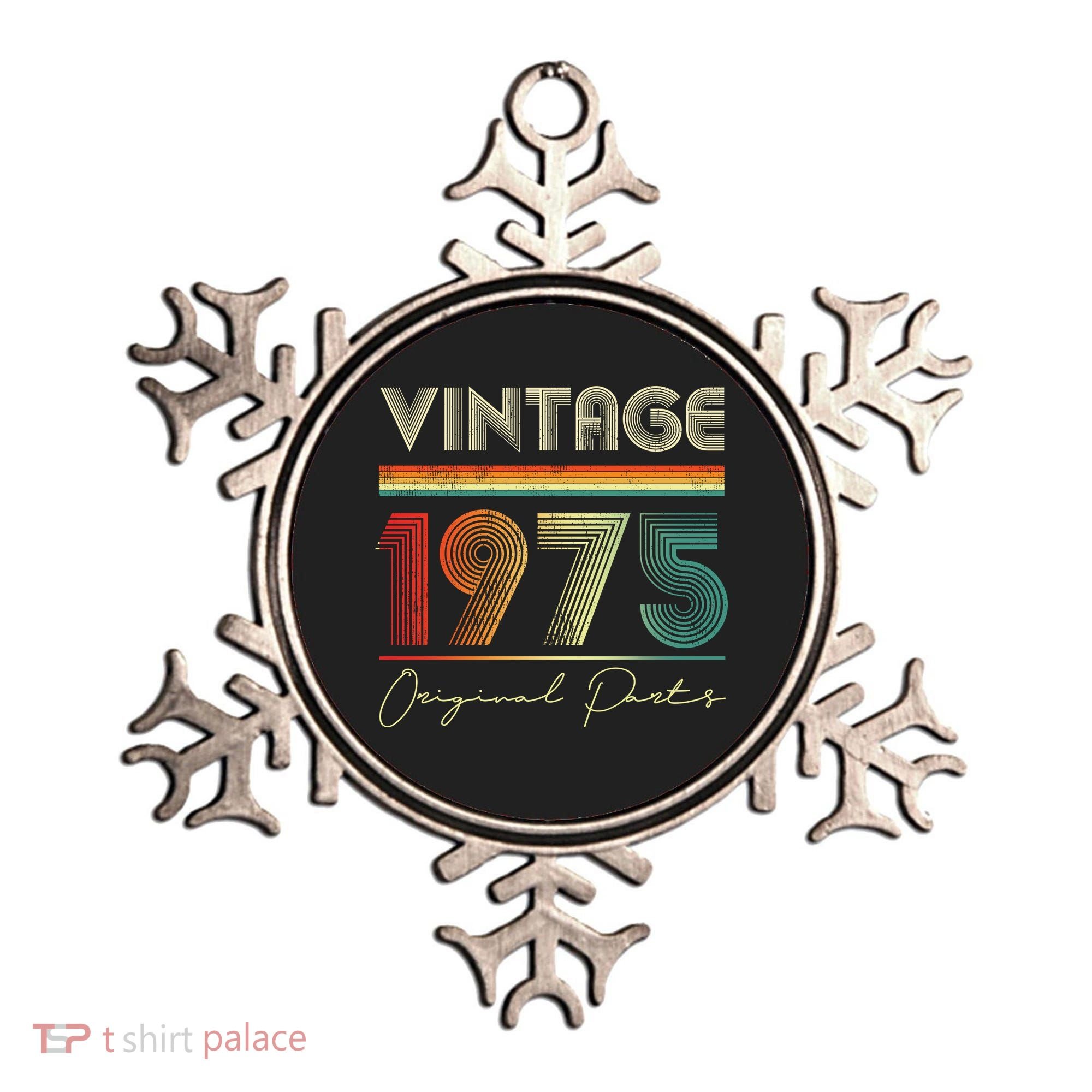 1975 Birthday Retro Original Parts 48th Birthday Ornament