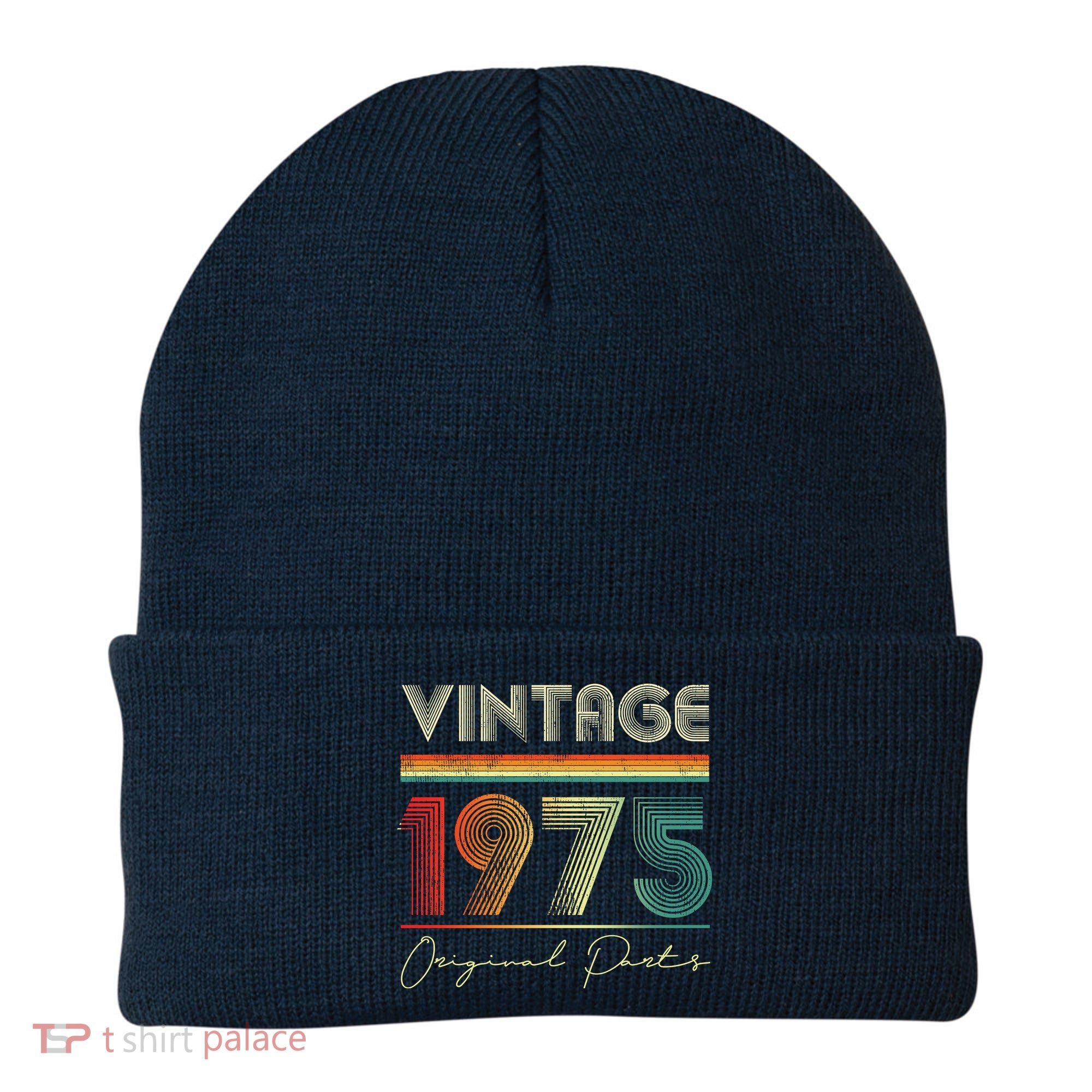 1975 Birthday Retro Original Parts 48th Birthday Beanie