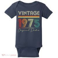 1975 Birthday Retro Original Parts 48th Birthday Baby Bodysuit thumb 0
