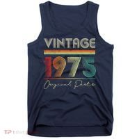 1975 Birthday Retro Original Parts 48th Birthday Tank Top thumb 0