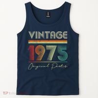 1975 Birthday Retro Original Parts 48th Birthday Tank Top thumb 2