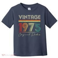 1975 Birthday Retro Original Parts 48th Birthday Toddler T-Shirt thumb 0