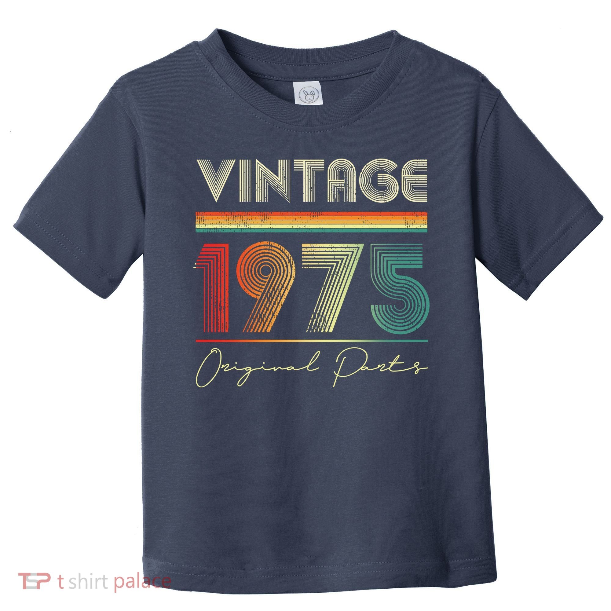 1975 Birthday Retro Original Parts 48th Birthday Toddler T-Shirt