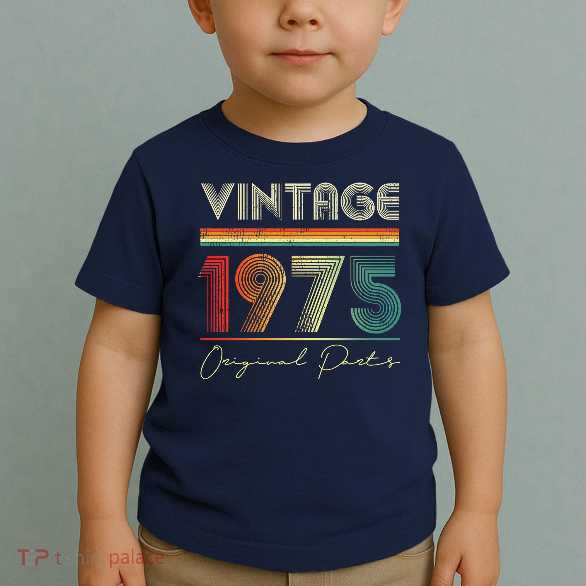 1975 Birthday Retro Original Parts 48th Birthday Toddler T-Shirt