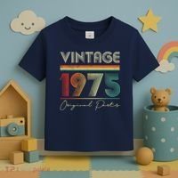 1975 Birthday Retro Original Parts 48th Birthday Toddler T-Shirt thumb 3