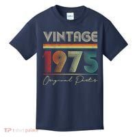1975 Birthday Retro Original Parts 48th Birthday Kids T-Shirt thumb 0