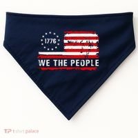 1776 Betsy Ross We The People USA-Made Doggie Bandana thumb 0