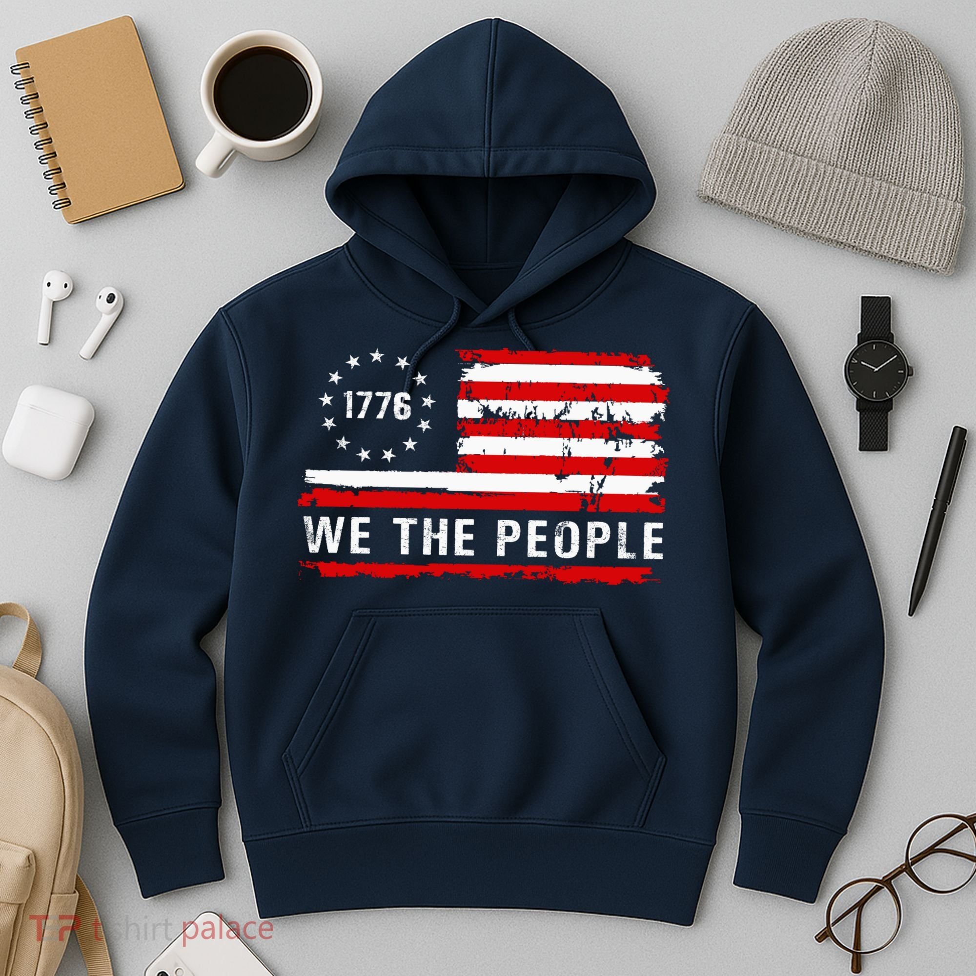 1776 Betsy Ross We The People Hoodie