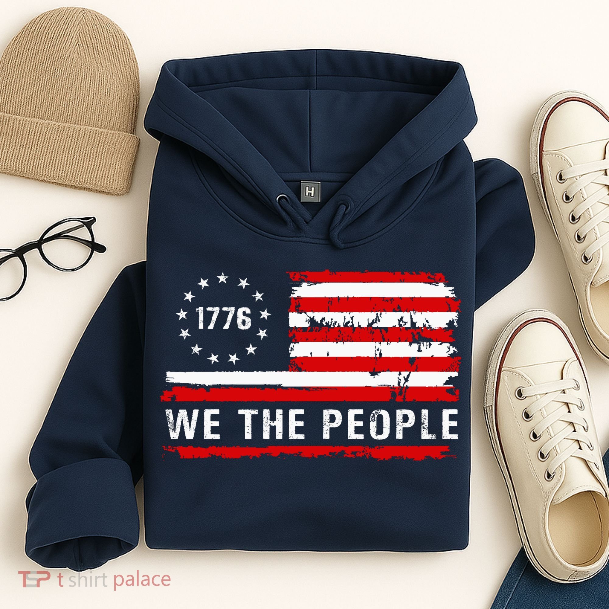 1776 Betsy Ross We The People Hoodie