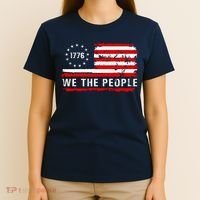 1776 Betsy Ross We The People T-Shirt thumb 4