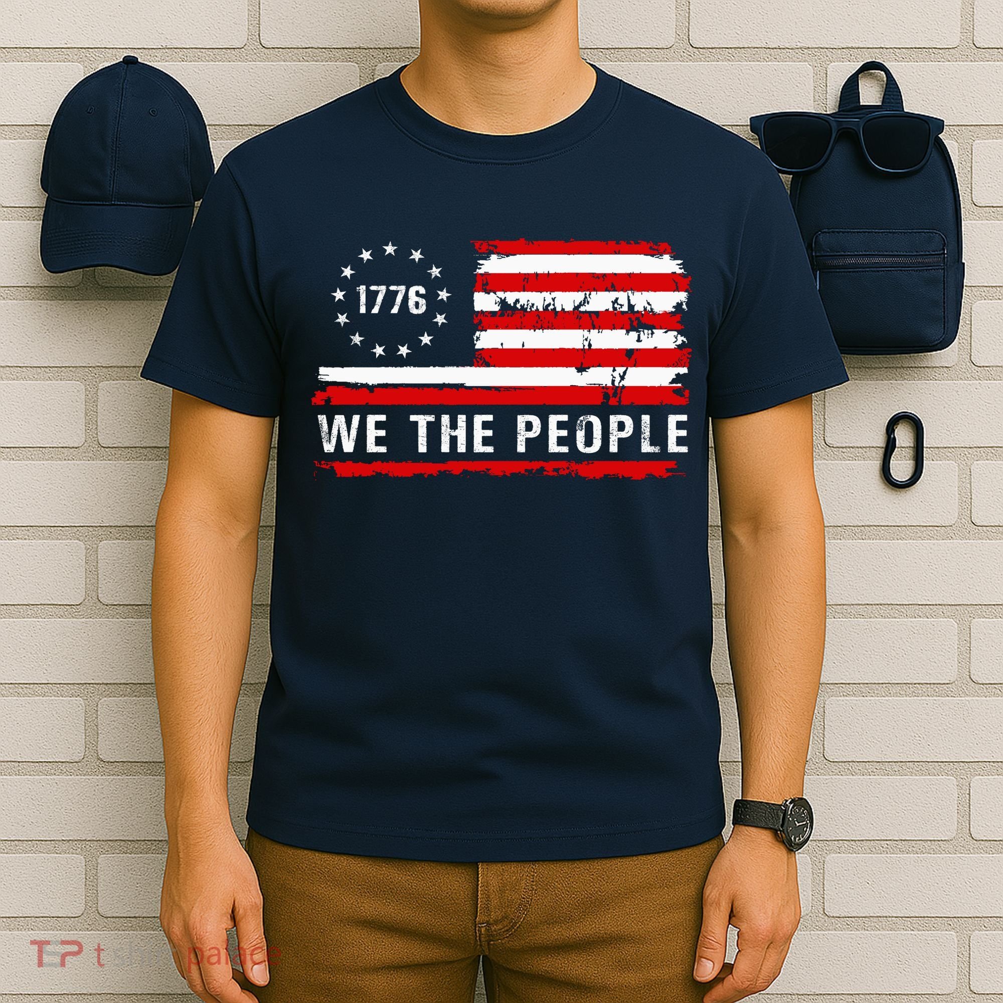 1776 Betsy Ross We The People T-Shirt
