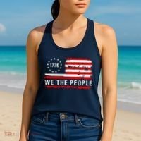 1776 Betsy Ross We The People Women's Tank Top thumb 2