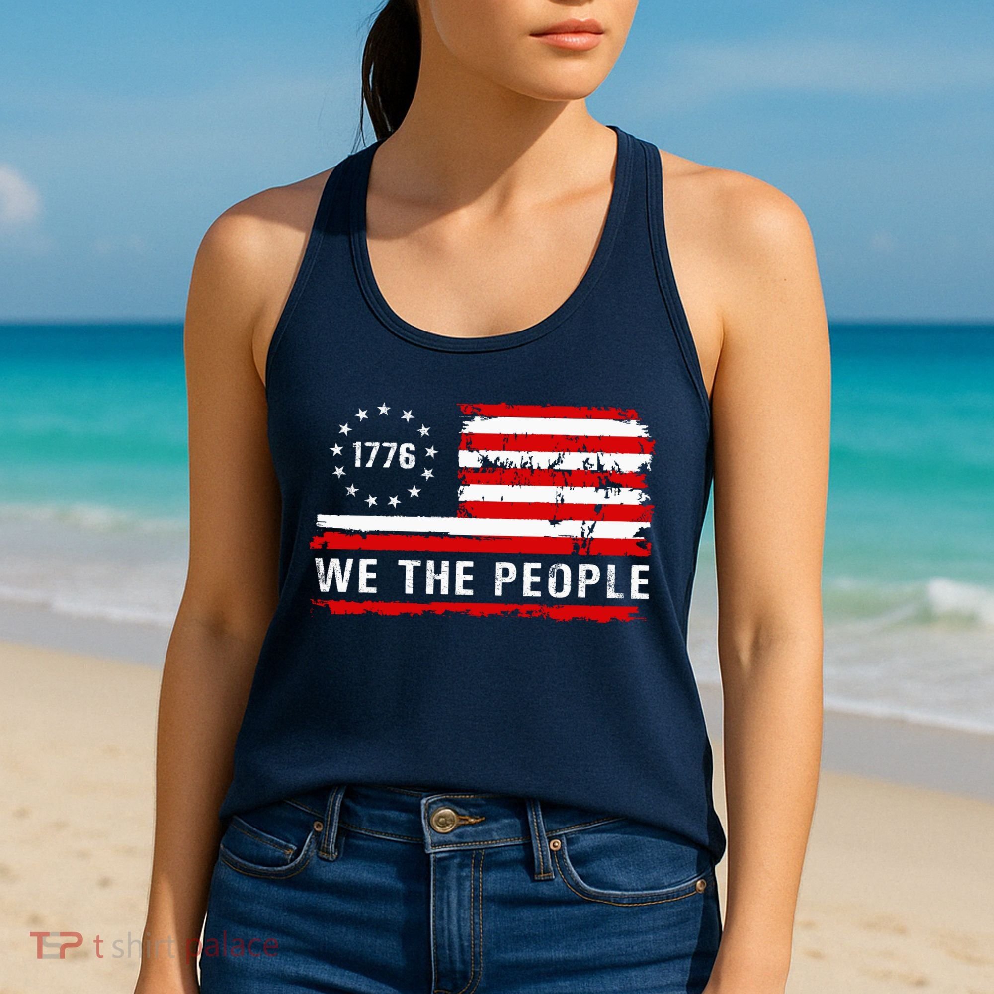 1776 Betsy Ross We The People Women's Tank Top