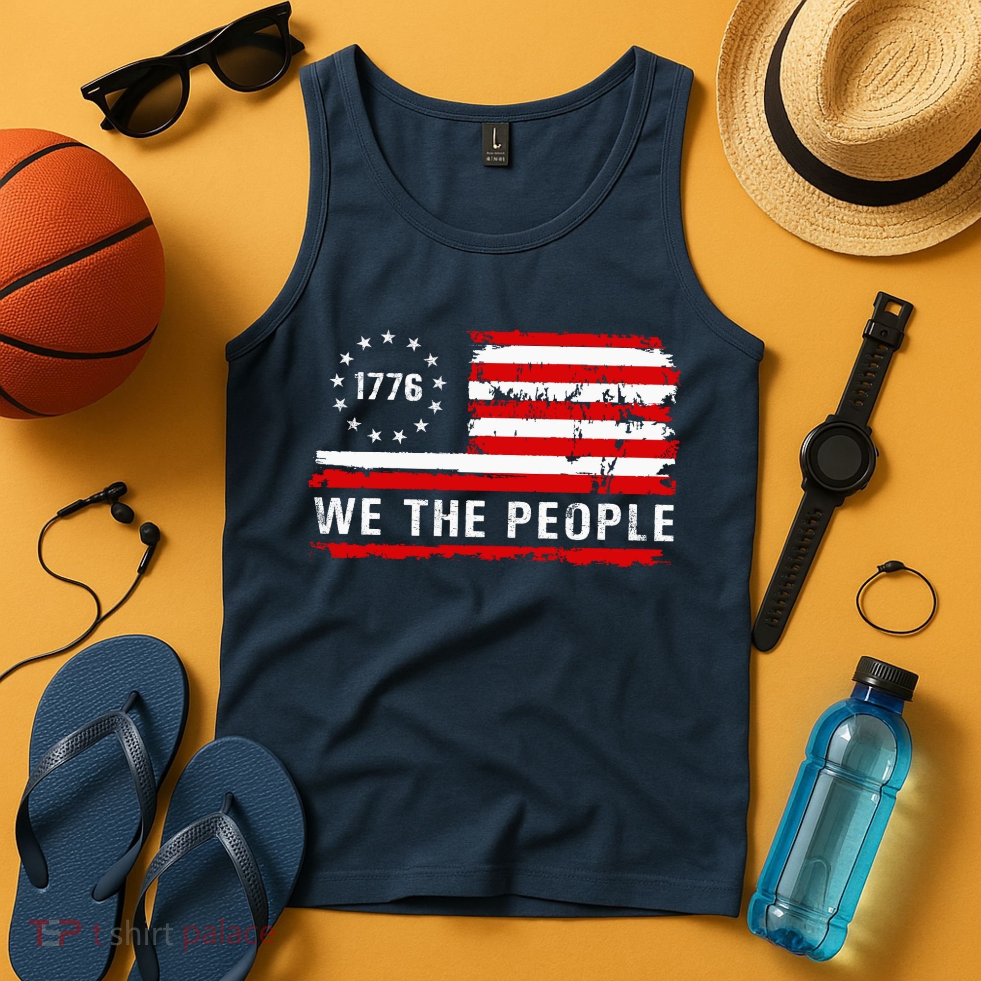 1776 Betsy Ross We The People Tank Top