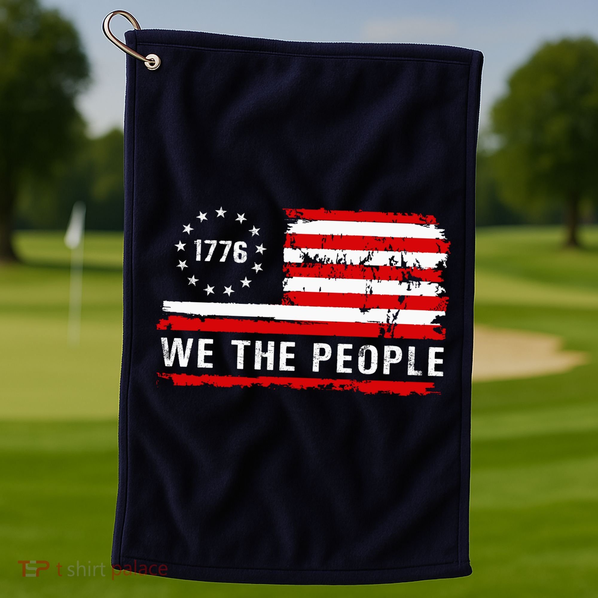 1776 Betsy Ross We The People Golf Towel